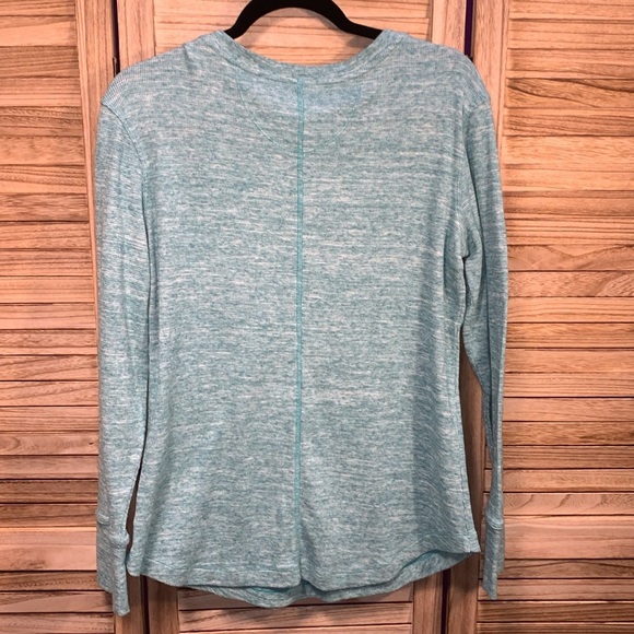 WoolRich Long Sleeve Green & White Button Henley Shirt XL - Picture 7 of 7